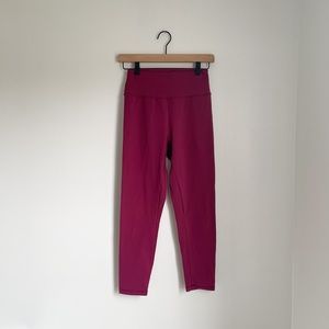 P’tula - High Rise Workout Legging - Pink/Magenta - Size Medium